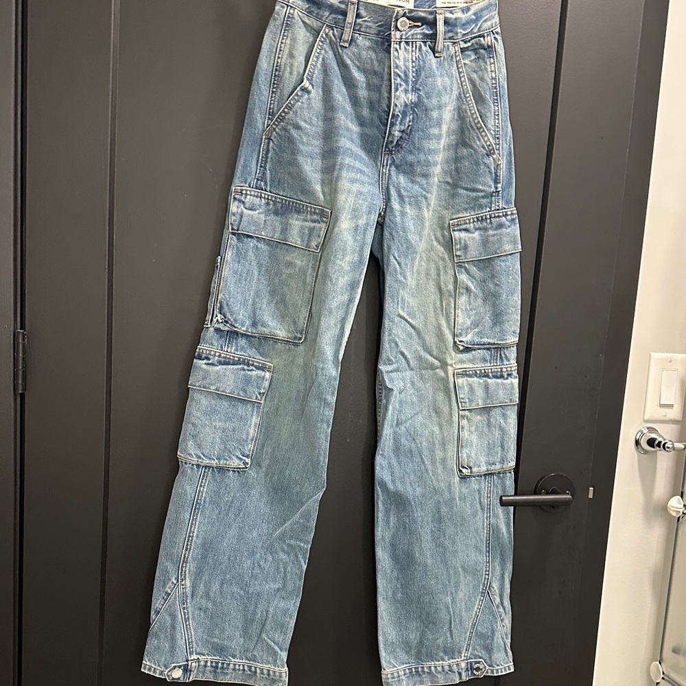 Aritzia denim forum Blue Cargo Women Jeans
